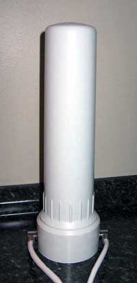 Slimline water filter